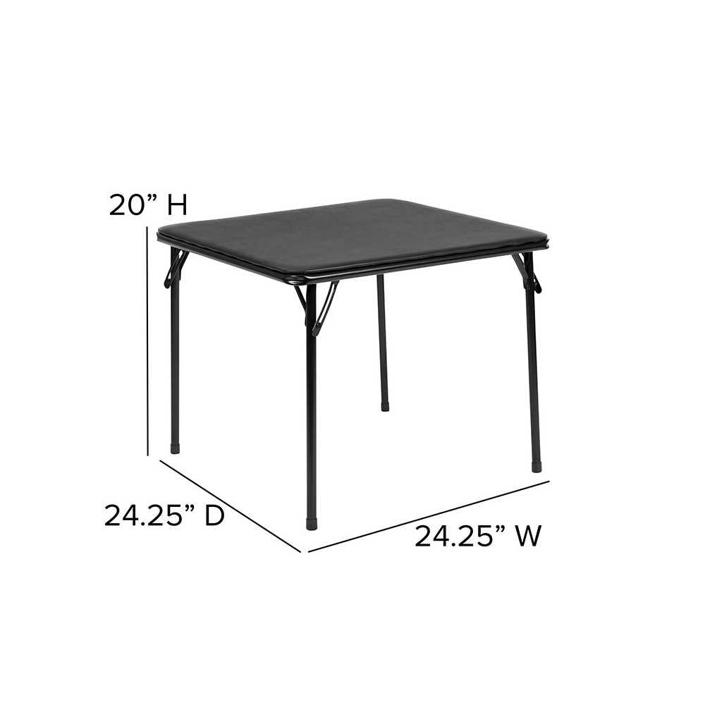 Kids Black Folding Table