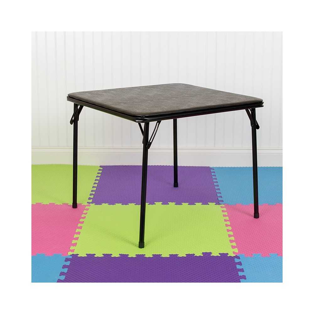 Kids Black Folding Table