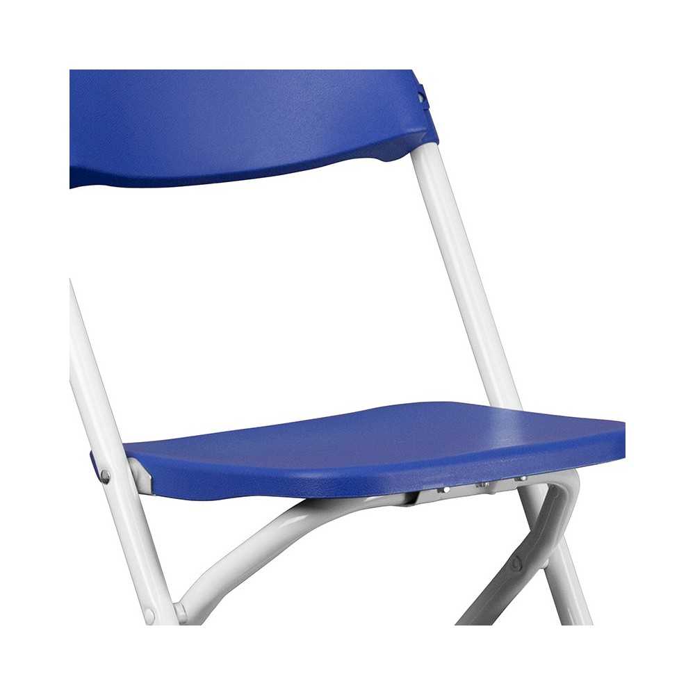 Kids Blue Plastic Folding Chair