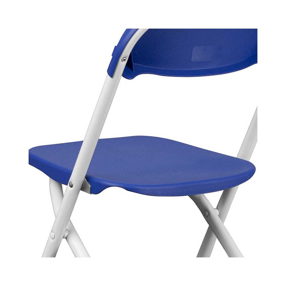Kids Blue Plastic Folding Chair