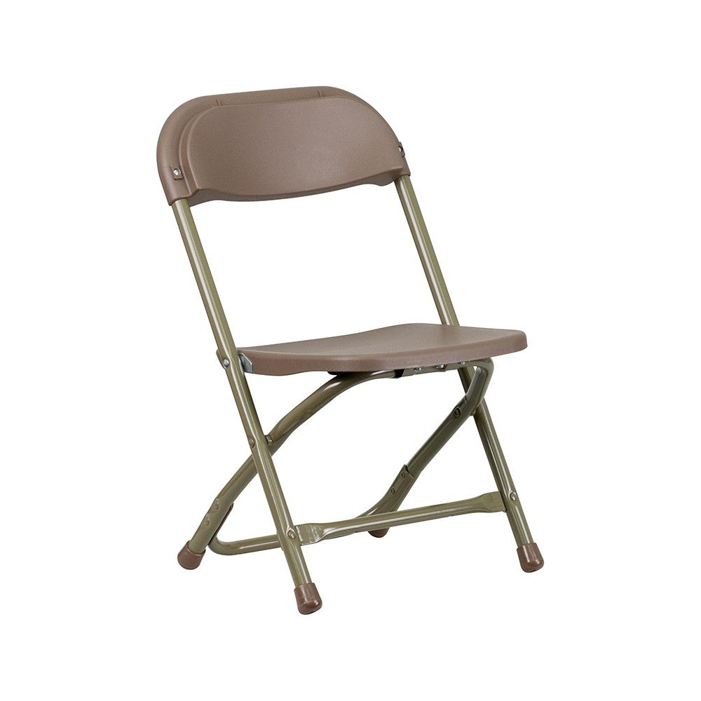Kids Brown Plastic Folding Chair