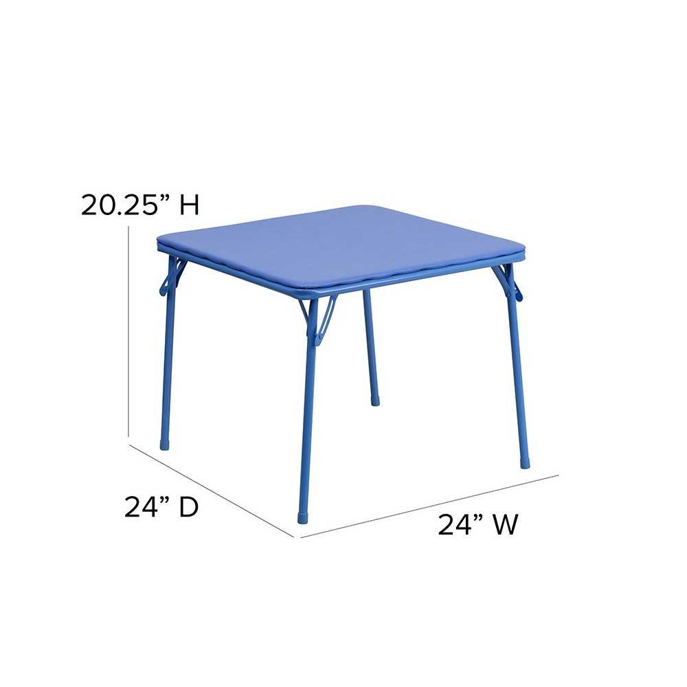 Kids Colorful 5 Piece Folding Table and Chair Set