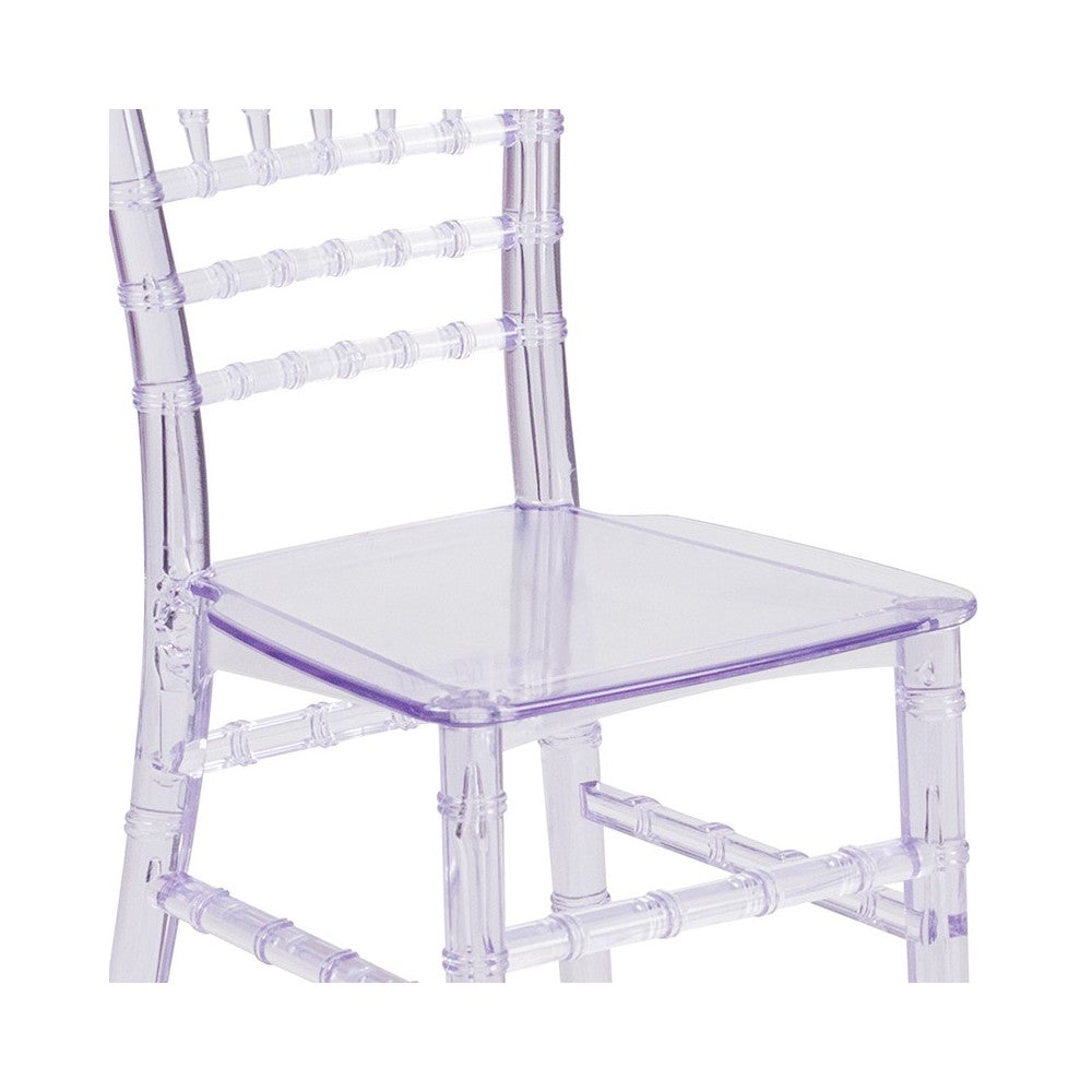 Kids Crystal Transparent Chiavari Chair