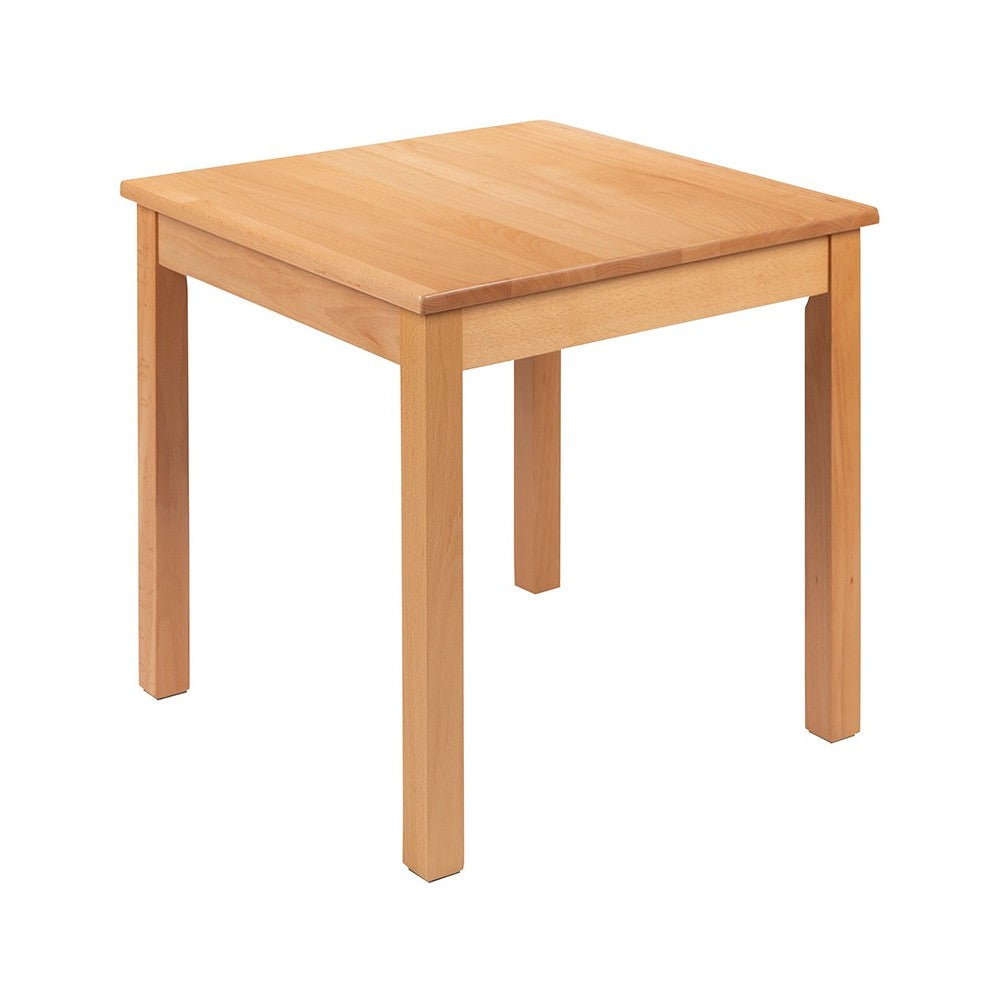 Kids Natural Solid Wood Table and Chair Set for Classroom, Playroom, Kitchen