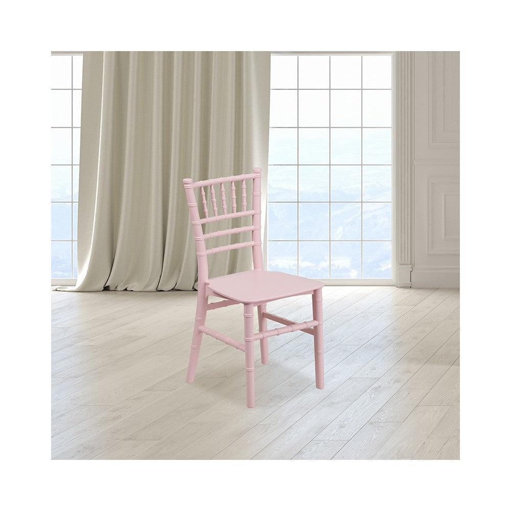 Kids Pink Resin Chiavari Chair