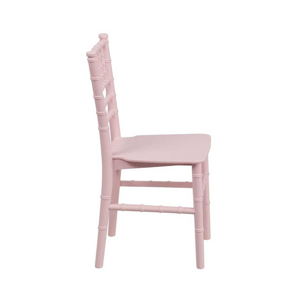 Kids Pink Resin Chiavari Chair