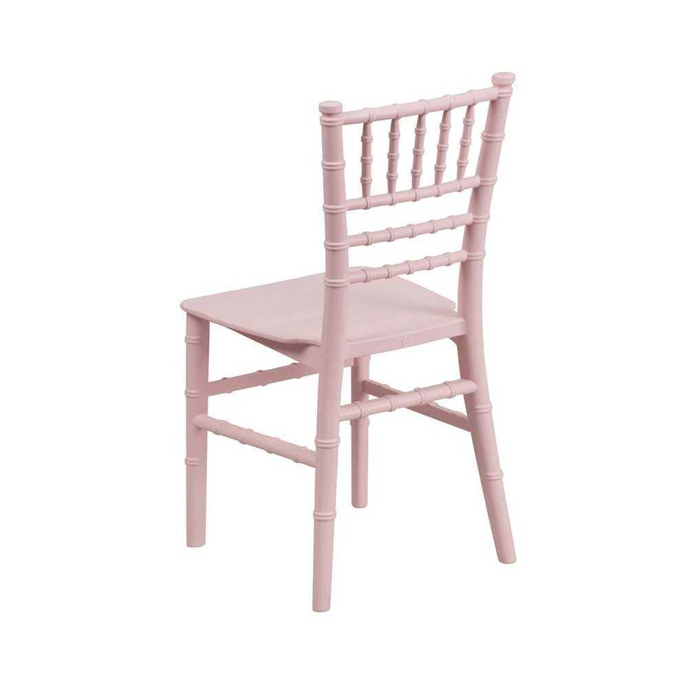 Kids Pink Resin Chiavari Chair