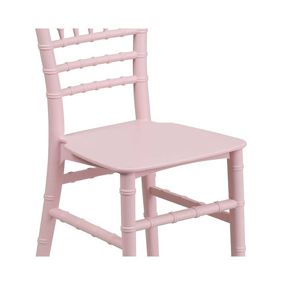 Kids Pink Resin Chiavari Chair
