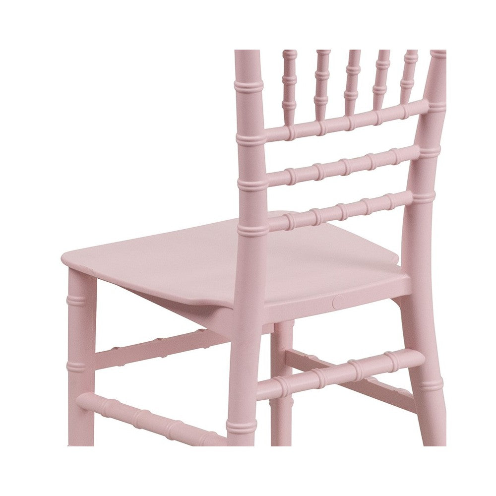 Kids Pink Resin Chiavari Chair