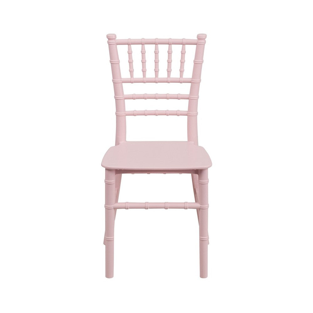 Kids Pink Resin Chiavari Chair