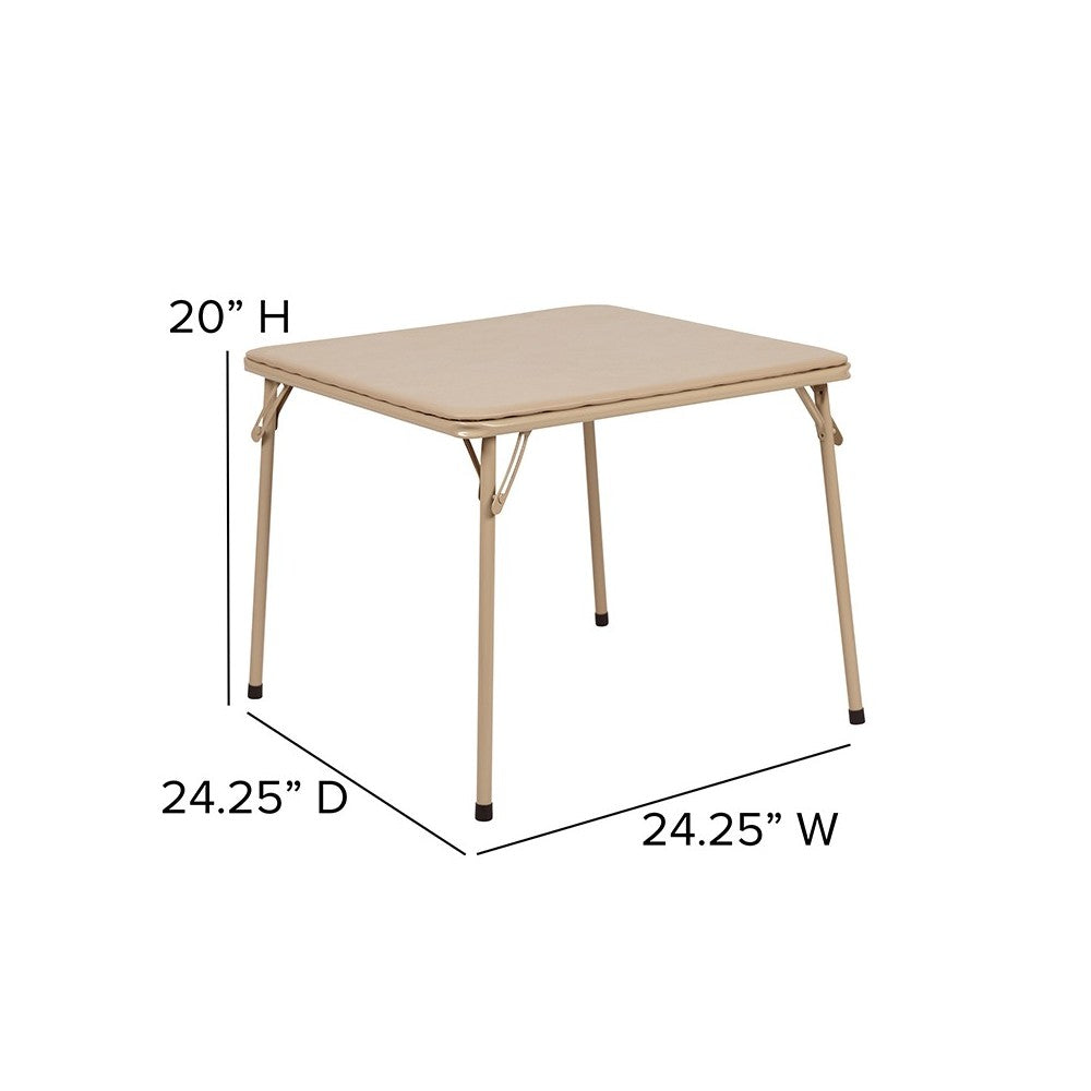 Kids Tan Folding Table