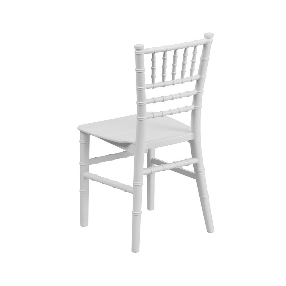 Kids White Resin Chiavari Chair