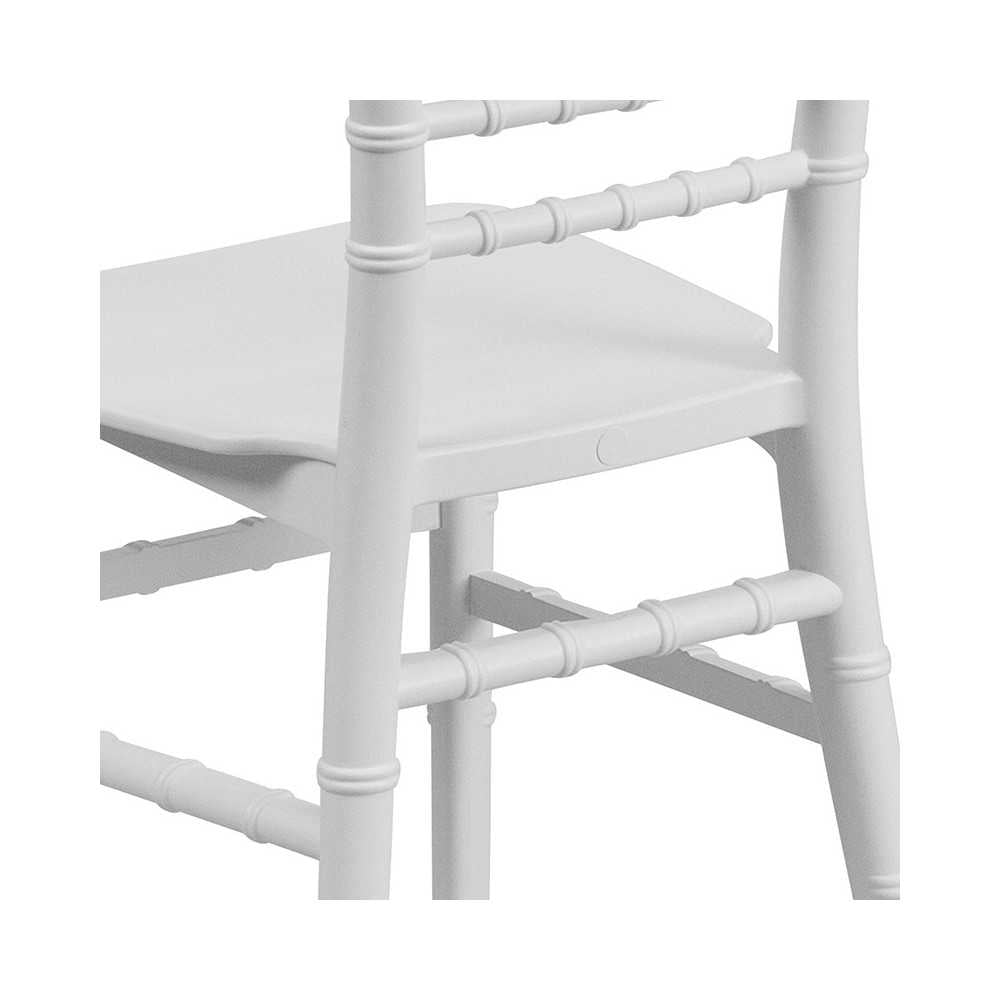 Kids White Resin Chiavari Chair