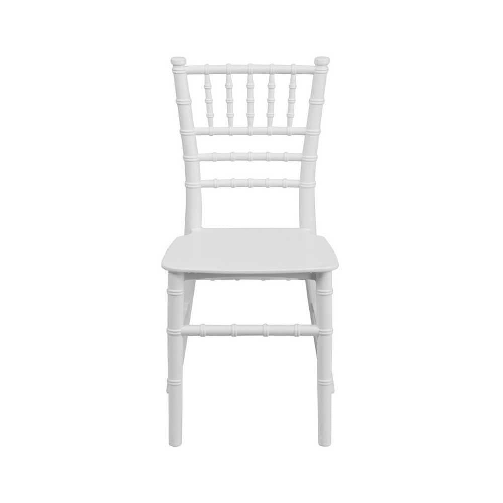 Kids White Resin Chiavari Chair