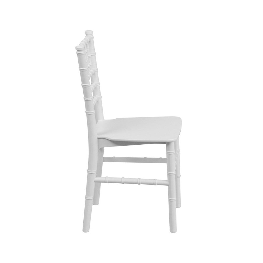 Kids White Resin Chiavari Chair