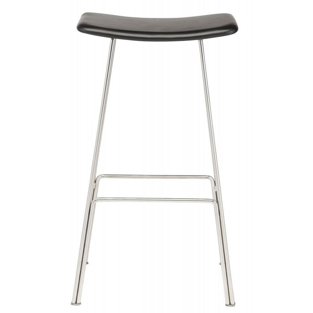 Kirsten Black Leather Counter Stool, HGEM666