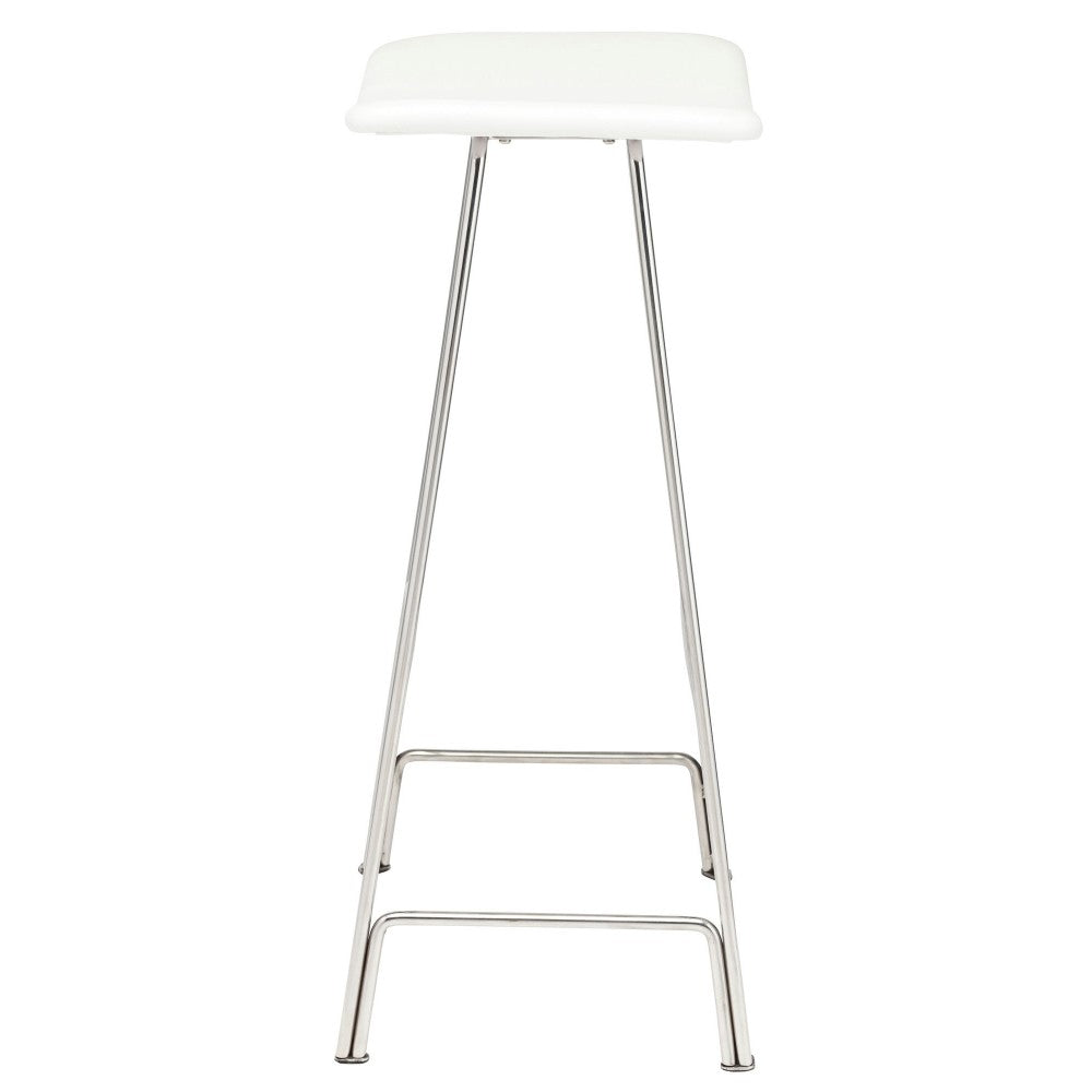 Kirsten White Leather Counter Stool, HGEM665