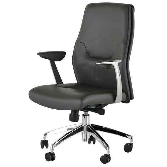 Klause Gray Naugahyde Office Chair