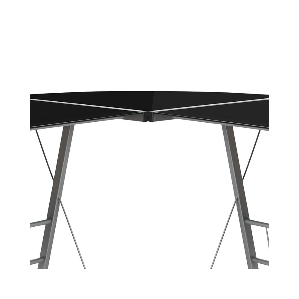 L-Shaped Desk 83.5" Computer Corner Desk, Gaming Corner Desk, Home Office Corner Desk, Gaming Desk, Easy to Assemble, Black