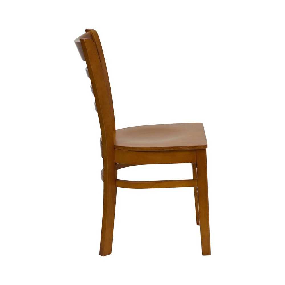 Ladder Back Cherry Wood Restaurant Chair