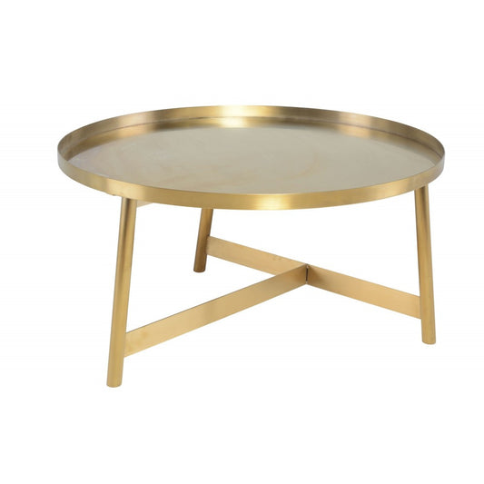 Landon Gold Metal Coffee Table