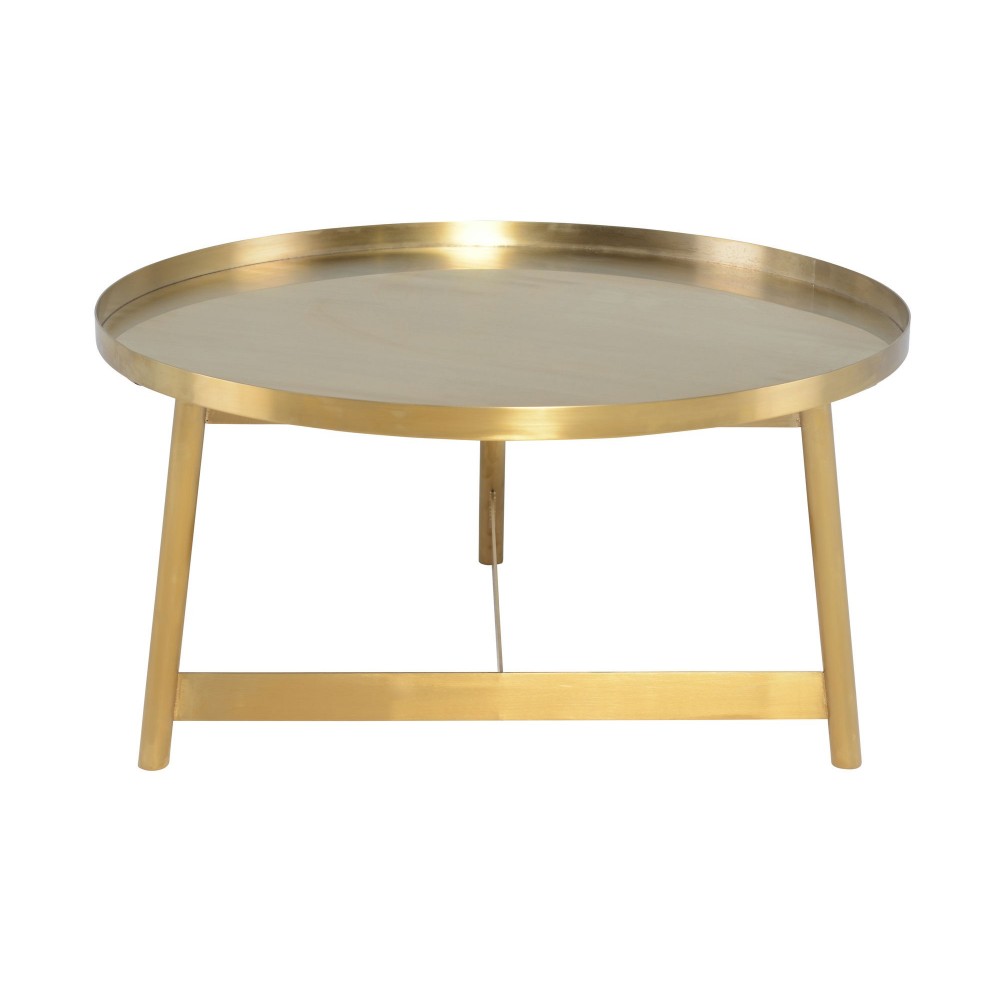 Landon Gold Metal Coffee Table