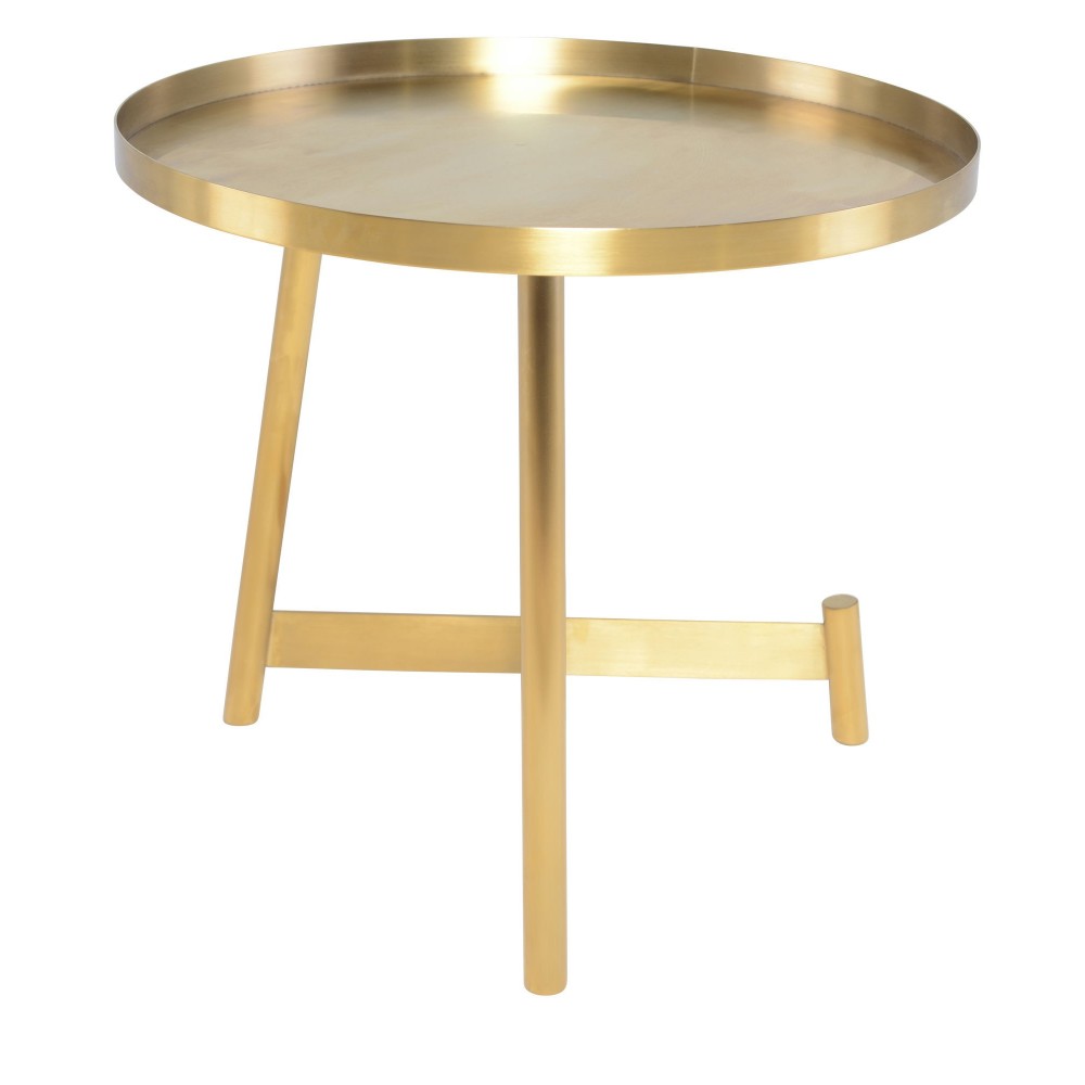 Landon Gold Metal Side Table