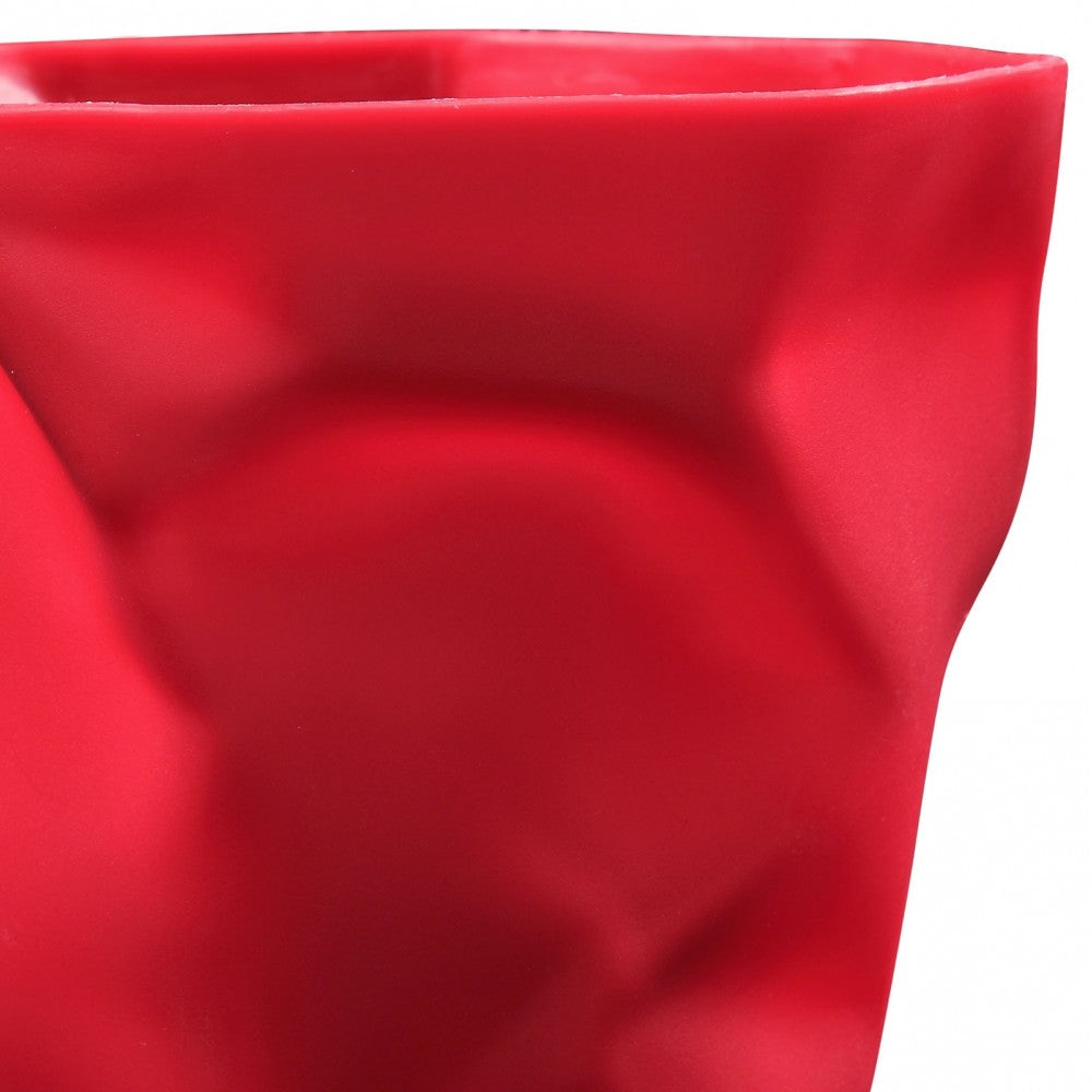 Lava Pencil Holder, Red