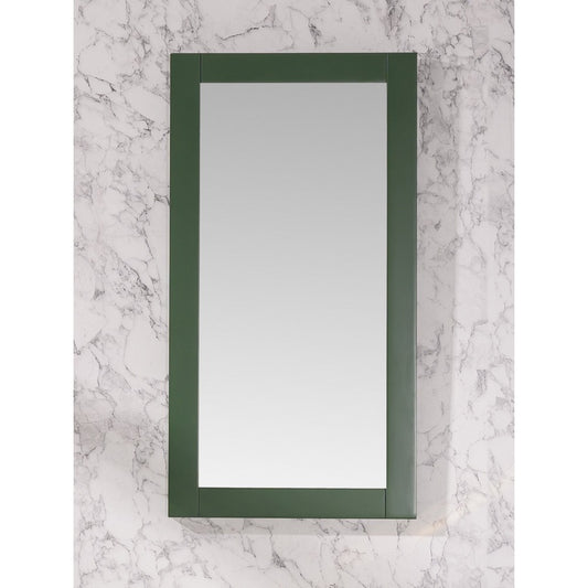 Legion Furniture 16" Pewter Vogue Green Mirror