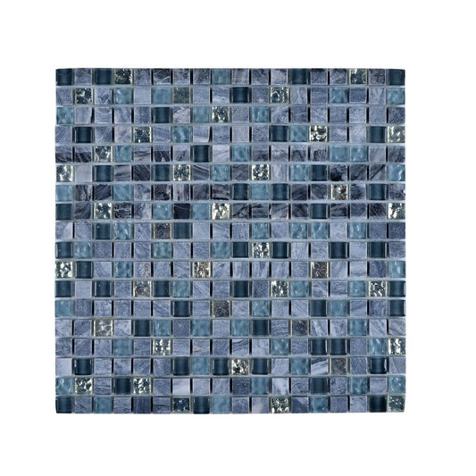 Legion Furniture Gray, Blue Mosaic Tile