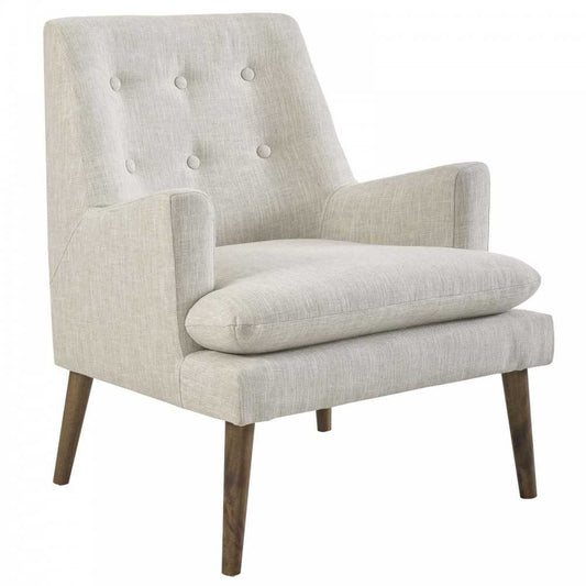Leisure Upholstered Lounge Chair, Beige