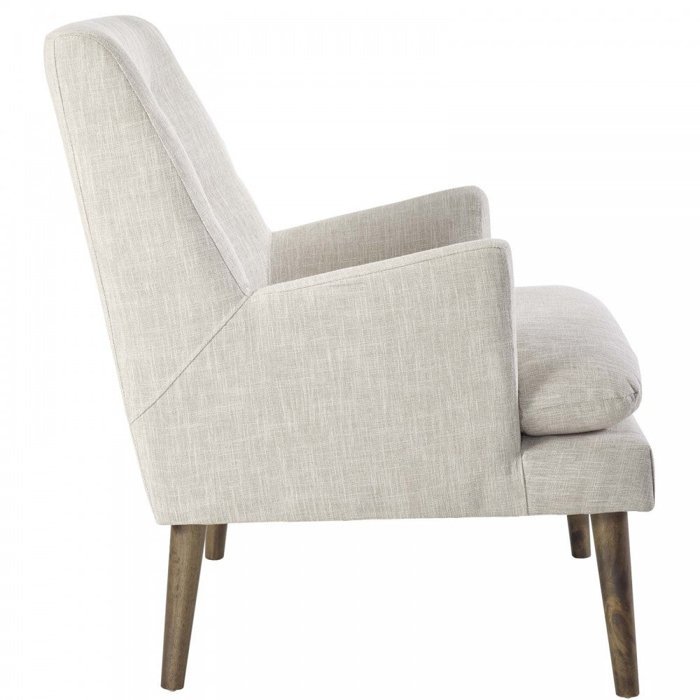 Leisure Upholstered Lounge Chair, Beige