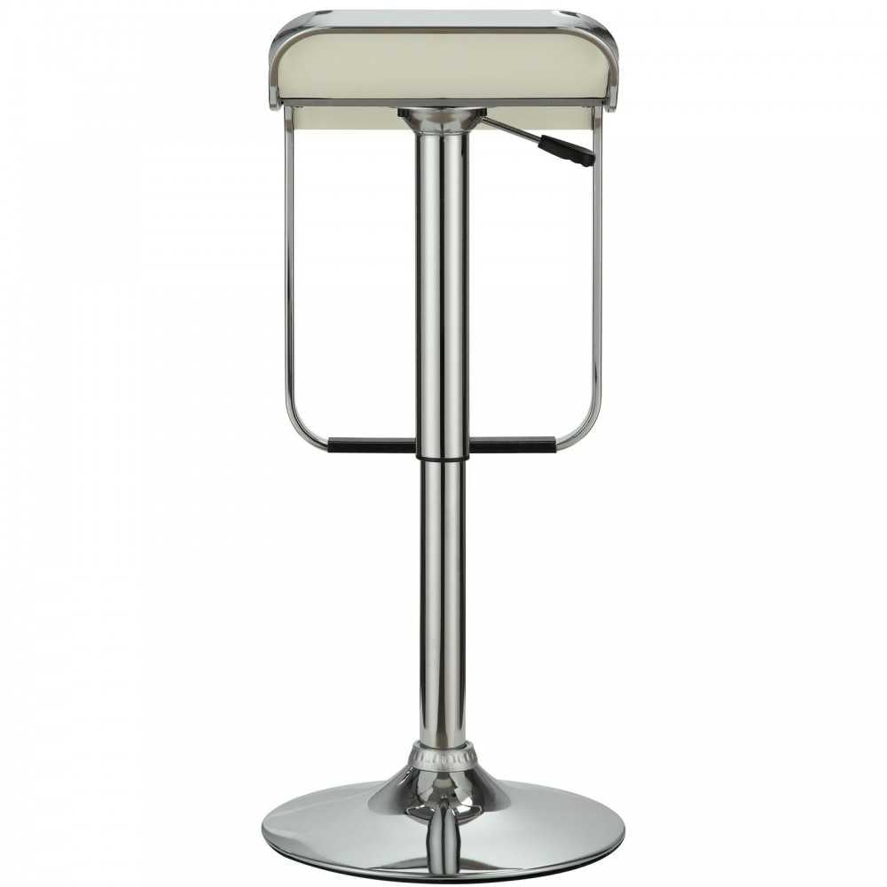 LEM Vinyl Bar Stool, White