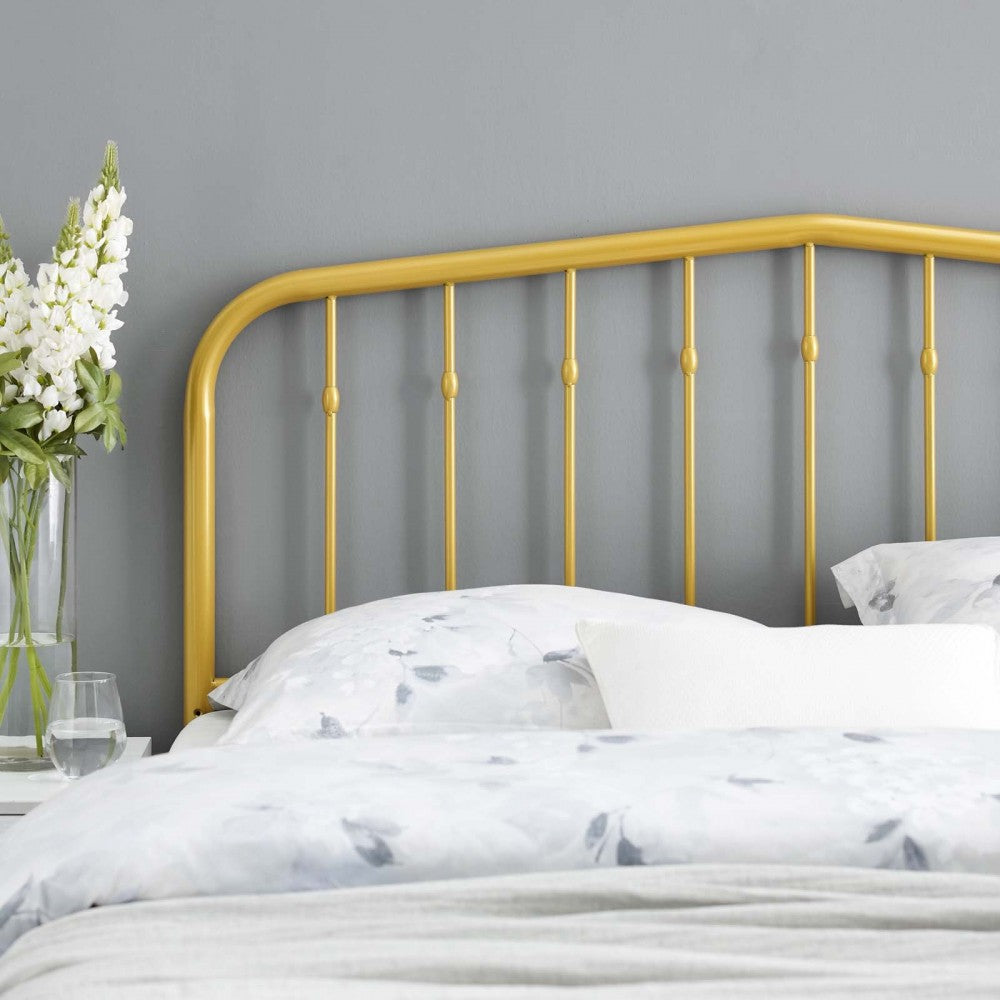 Lennon Full Metal Headboard, Gold