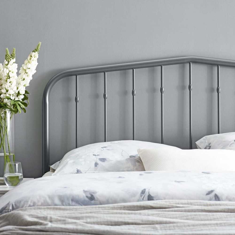 Lennon Full Metal Headboard, Gray