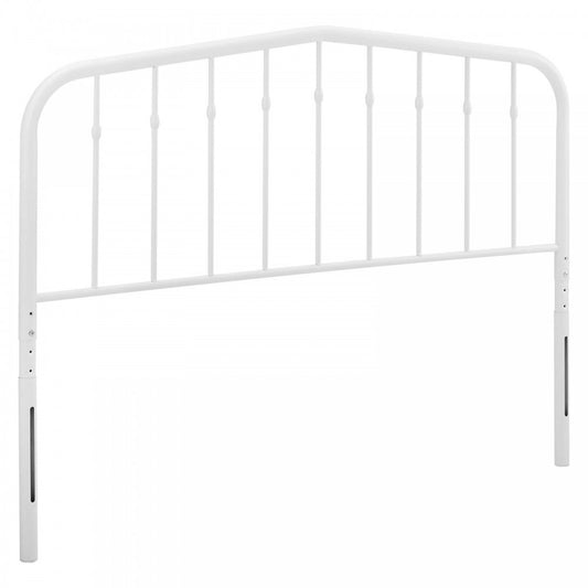 Lennon Full Metal Headboard, White