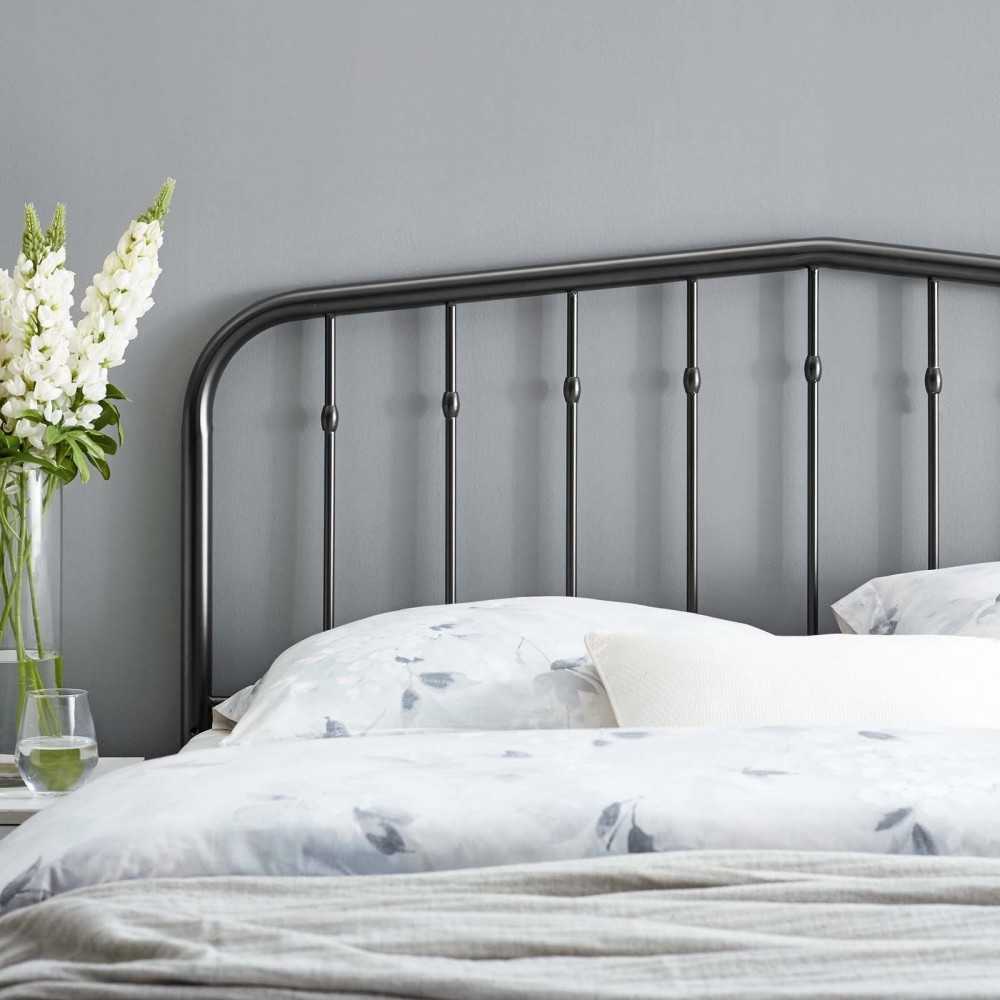 Lennon Full Metal Headboard, Black