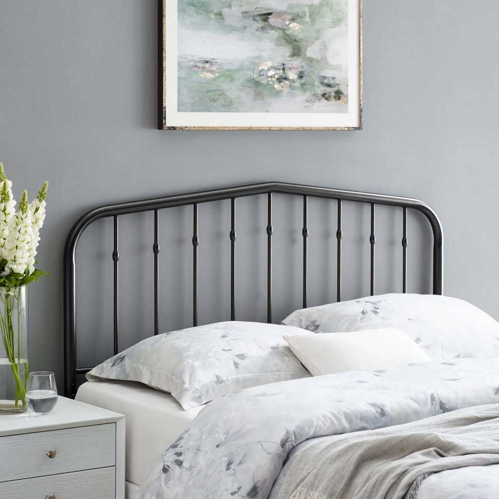 Lennon Full Metal Headboard, Black