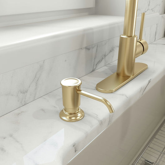 Lesina 2.0 Kitchen Soap Dispenser in Brushed Gold