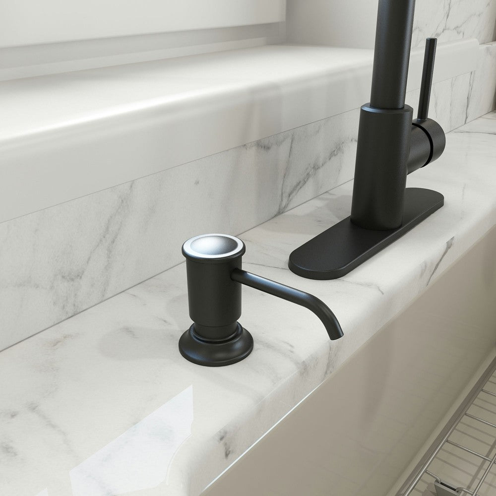 Lesina 2.0 Kitchen Soap Dispenser in Matte Black