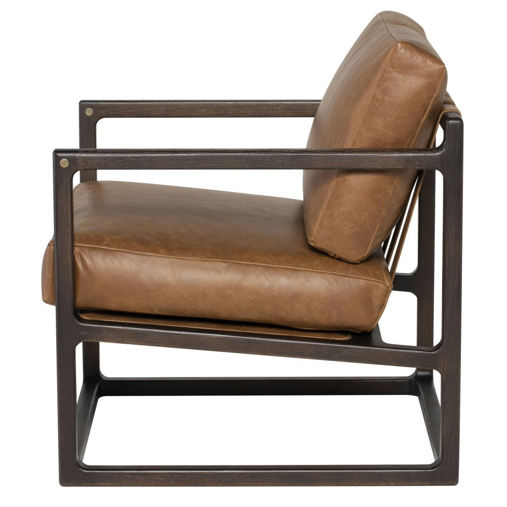 Lian Desert Leather Occasional Chair