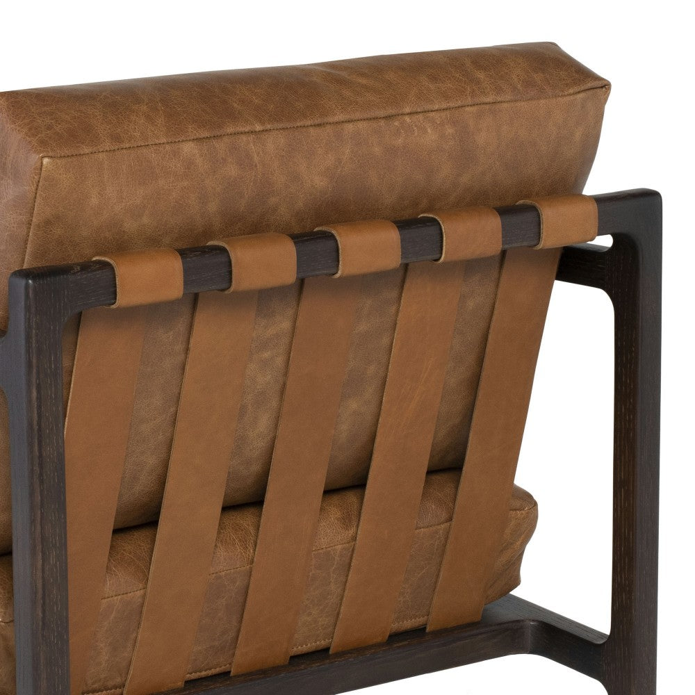 Lian Desert Leather Occasional Chair