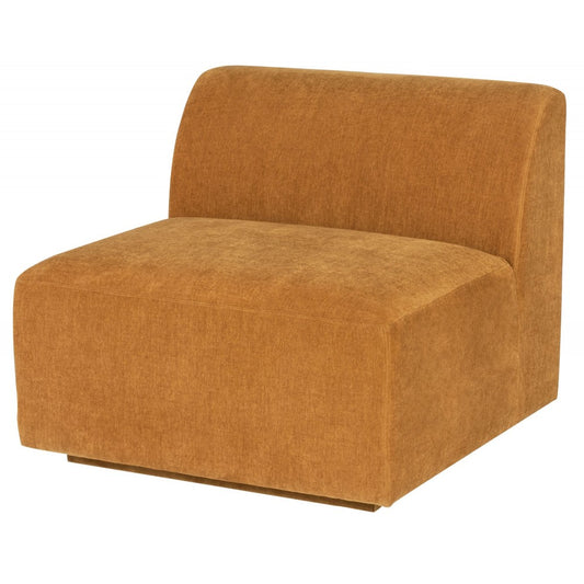 Lilou Amber Fabric  Modular Sofa Armless