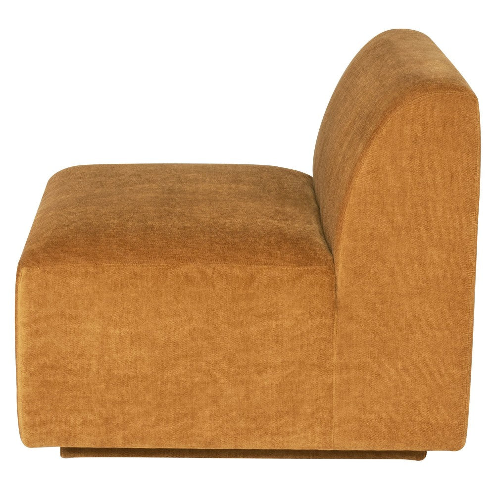 Lilou Amber Fabric  Modular Sofa Armless