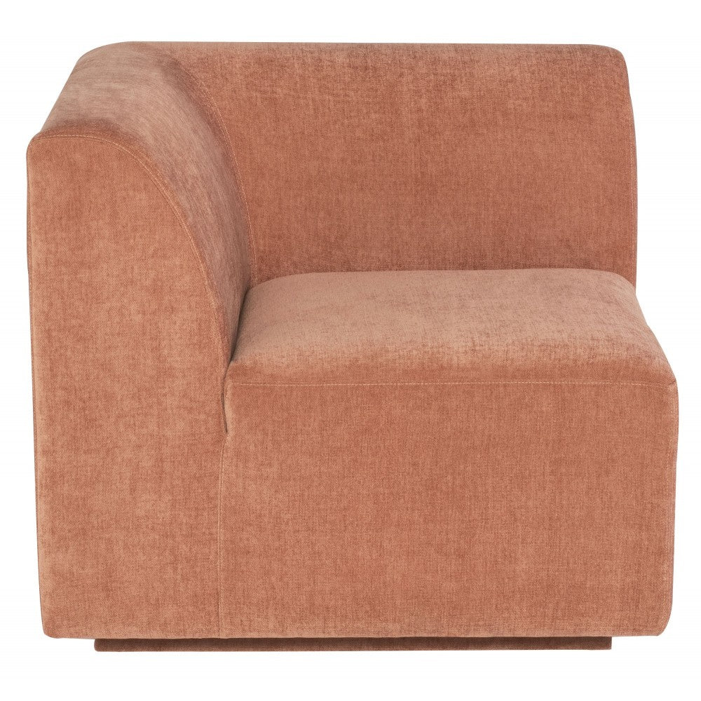 Lilou Nectarine Fabric  Modular Sofa Corner