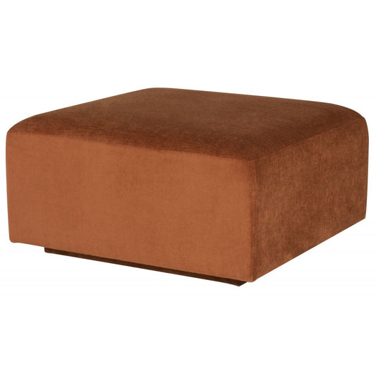 Lilou Terracotta Fabric  Modular Sofa Ottoman