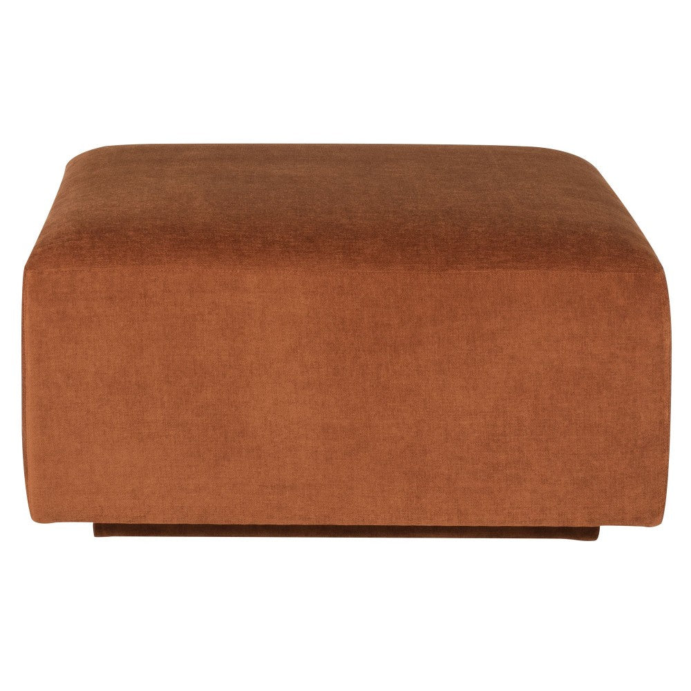 Lilou Terracotta Fabric  Modular Sofa Ottoman