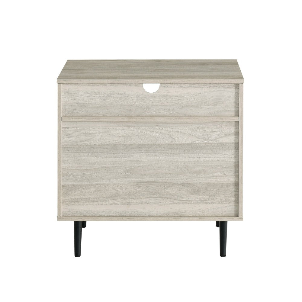 Lincoln 25" Modern Storage Nightstand - Birch