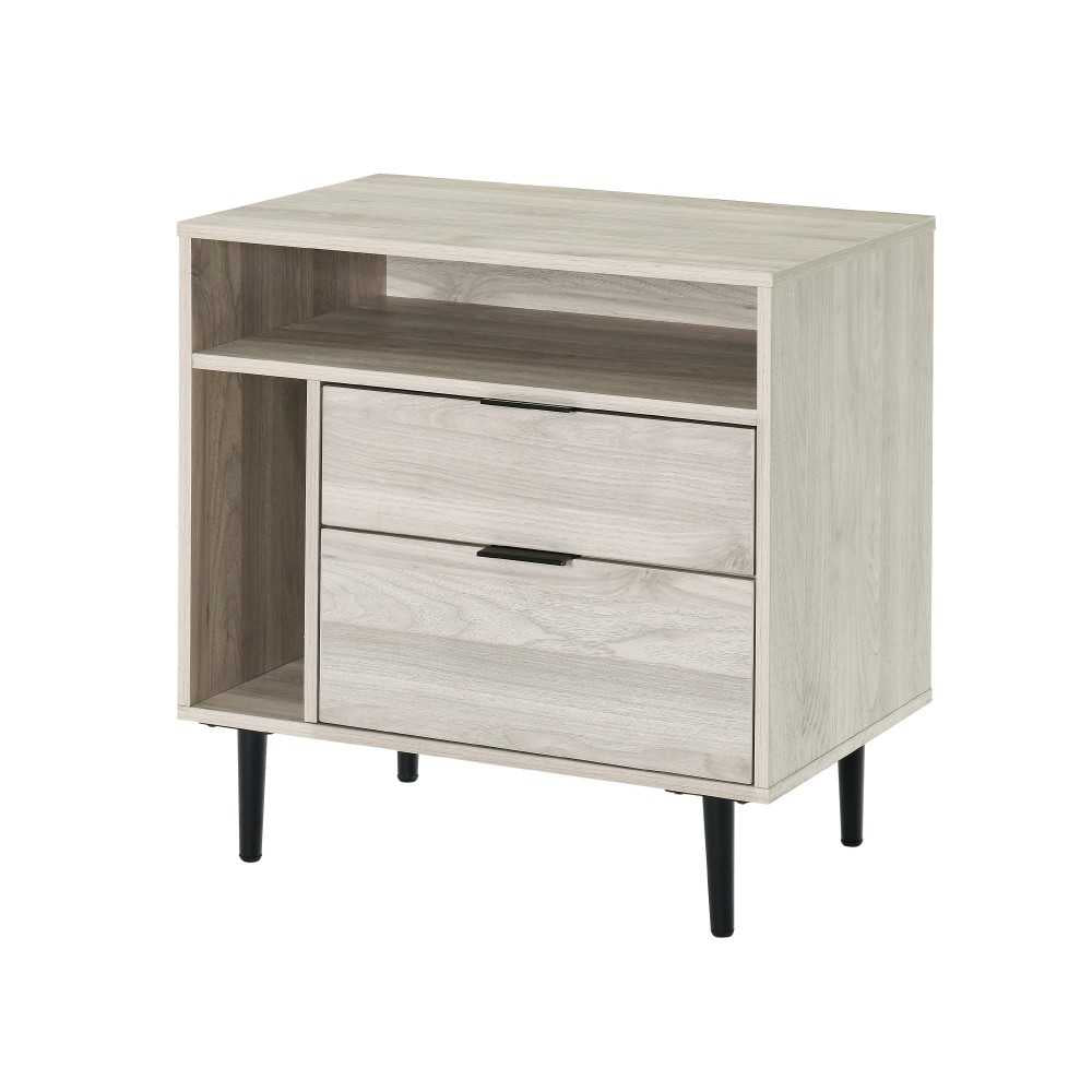 Lincoln 25" Modern Storage Nightstand - Birch