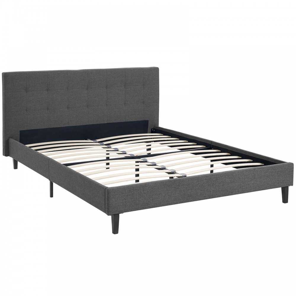 Linnea Full Bed, Gray